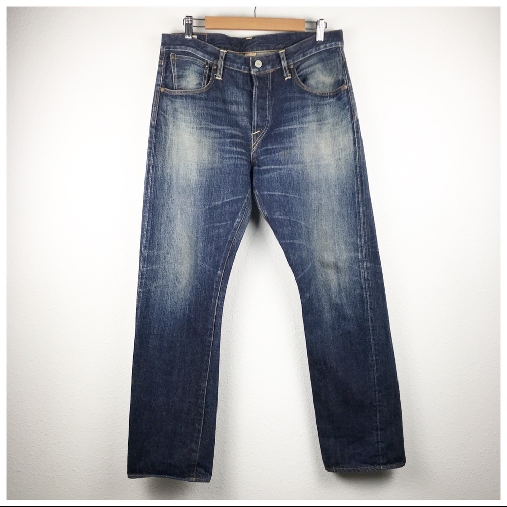 Canton Overalls Japanese Selvedge Denim Jeans Regular Fit‎ 32x30